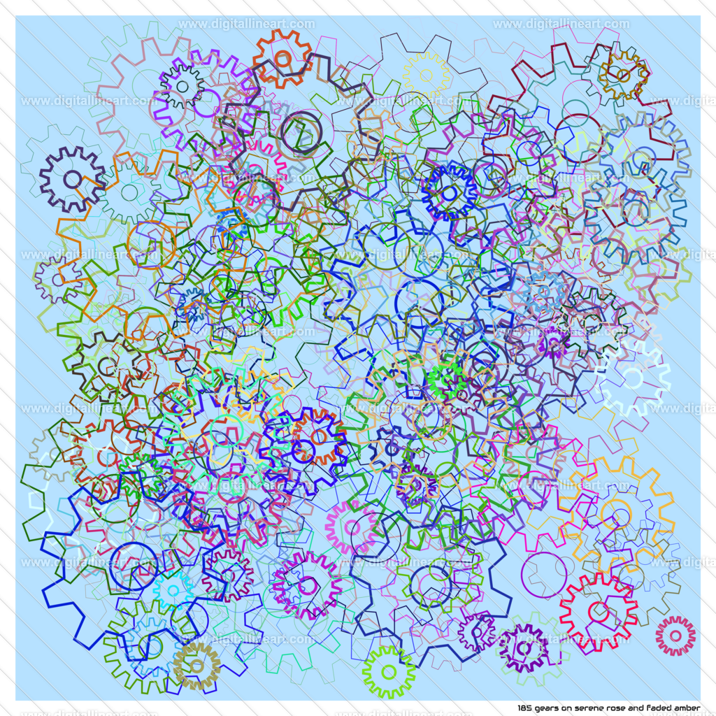 185-gears-serene-rose-and-faded-amber | digitallineart - Realisiert mit Pictrs.com