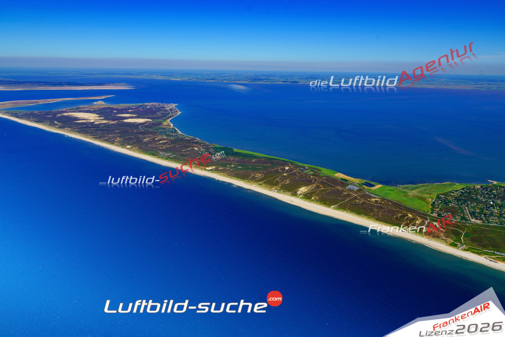 Die Luftbildaufnahme Nord - Sylt wurde 2018 mittels Flugzeug (keine Drohne) erstellt. Perfekte Schärfe und Druck- Auflösung- Garantiert!
