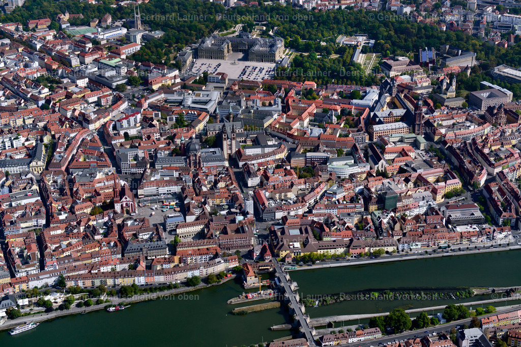 3650741 | Innenstadt von der Alten Mainbrücke bis Residenz