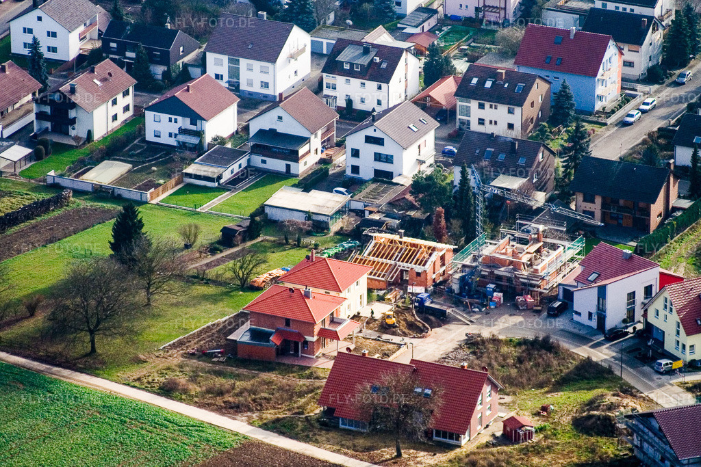 Luftbild: Am Höhenweg in Kandel im Bundesland Rheinland-Pfalz in Deutschland. Foto: IMG_14729.jpg vom 26.11.2008 durch Werner Riehm/FLY-FOTO.de