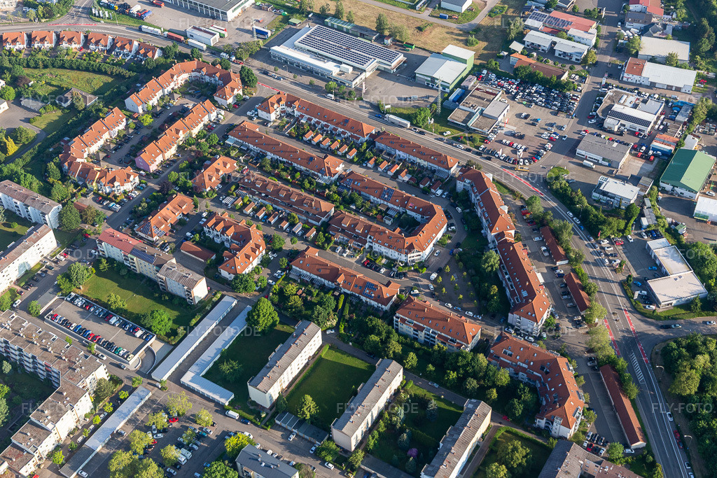 Luftbild: Horstring, Berliner Straße in Landau in der Pfalz im Bundesland Rheinland-Pfalz in Deutschland. Foto: IMG_114166.jpg vom 26.05.2019 durch Werner Riehm/FLY-FOTO.de