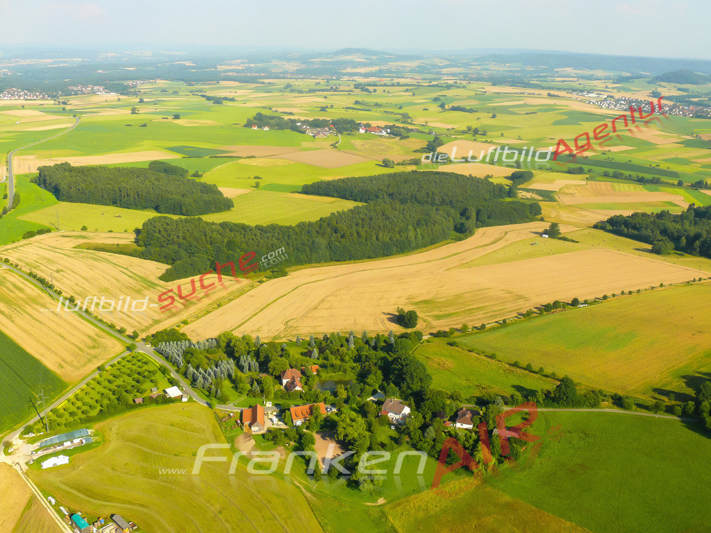 Luftbild von  Eckersdorf - Luftaufnahme wurde 2007 von https://frankenair.de mittels Flugzeug (keine Drohne) erstellt - die Geschenkidee