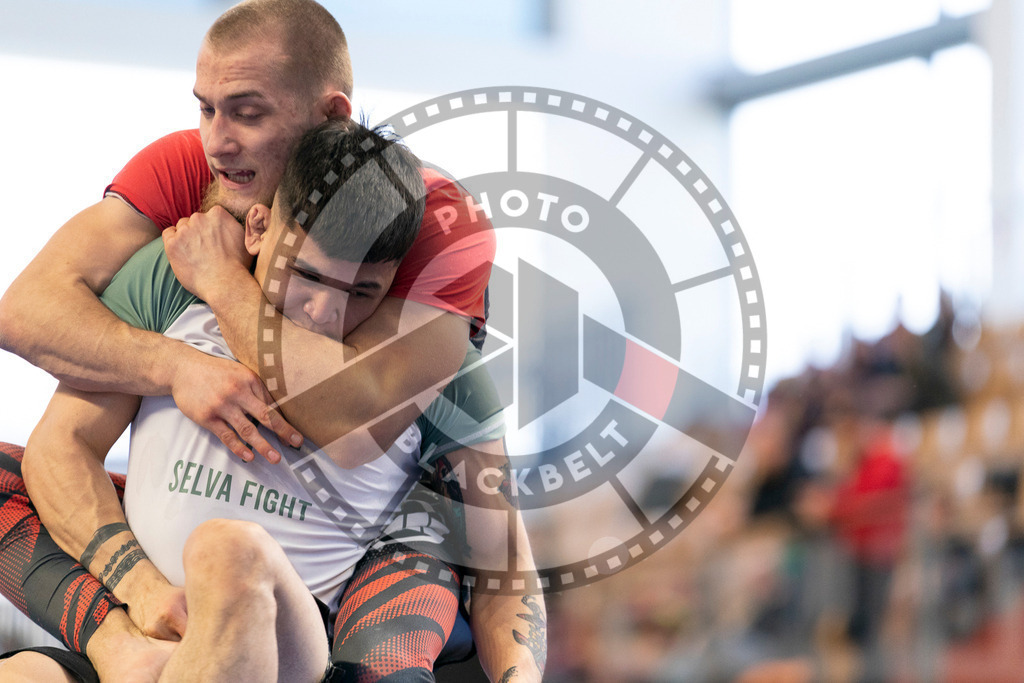 20240316PBB0568 | Athletes compete during the ADCC Eastern European Open grappling Competition in Poznan, Poland, on March 16, 2024.