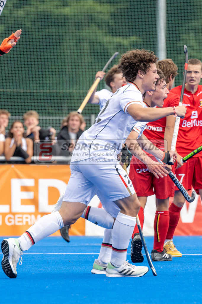 SFE_20230716_0363 | EuroHockey EM U18 Boys Final Belgium vs Germany am 16.07.2023 in Krefeld (Gerd-Wellen-Hockeyanlage), Photo: Stephan Fehrmann 2023 (Sports-Gallery)