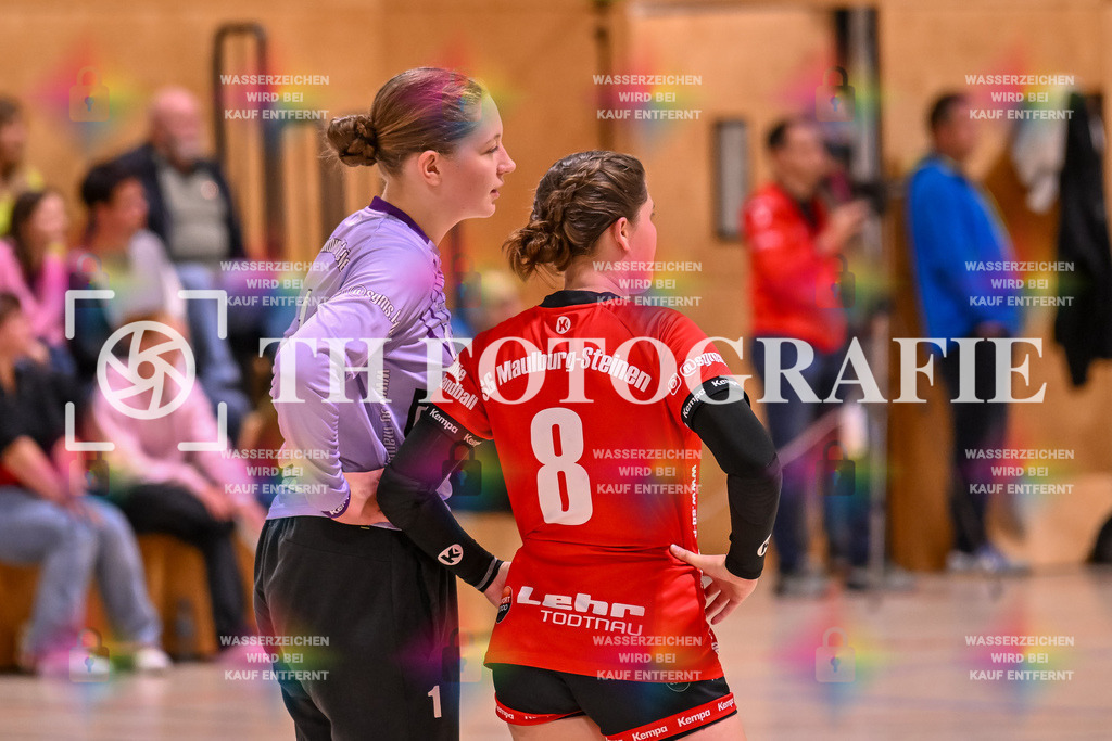 GER, SG Maulburg/Steinen - SV Allensbach 2, Frauen-Handball, Oberliga Suedbaden, 1. Spieltag, Saison 2024/2025, 28.09.2024 | Zoe Zscherper (SG Maulburg/Steinen, #18), Celina Schick (SG Maulburg/Steinen, #08)GER, SG Maulburg/Steinen - SV Allensbach 2, Frauen-Handball, Oberliga Suedbaden, 1. Spieltag, Saison 2024/2025, 28.09.2024Foto: TH Fotografie/Thomas Hess