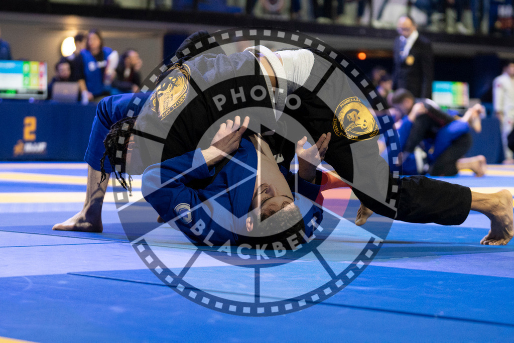 20240119PBB0530 | Fighters compete during the IBJJF European Championship in Paris, France, on January 19, 2024.