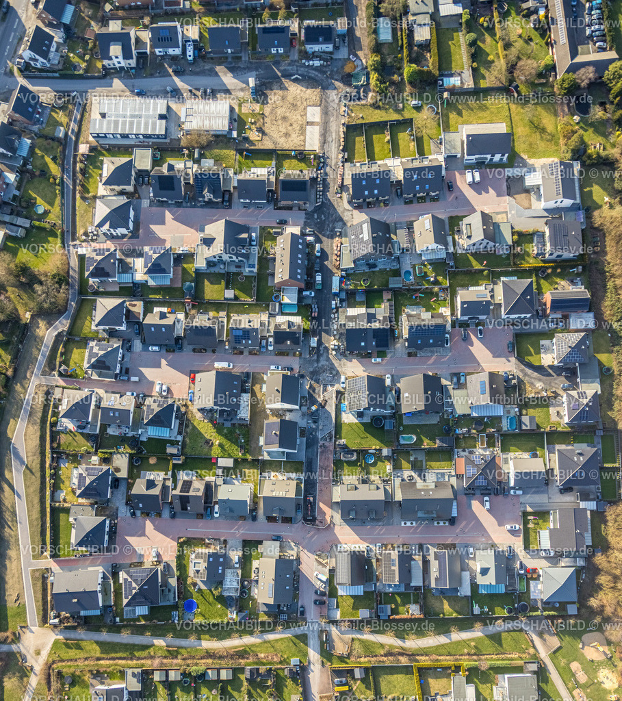 Hamm260203117 | Luftbild, Wohnsiedlung Everdingshof, zwischen Berliner Straße und Horster Straße, Bockum-Hövel, Hamm, Ruhrgebiet, Nordrhein-Westfalen, Deutschland