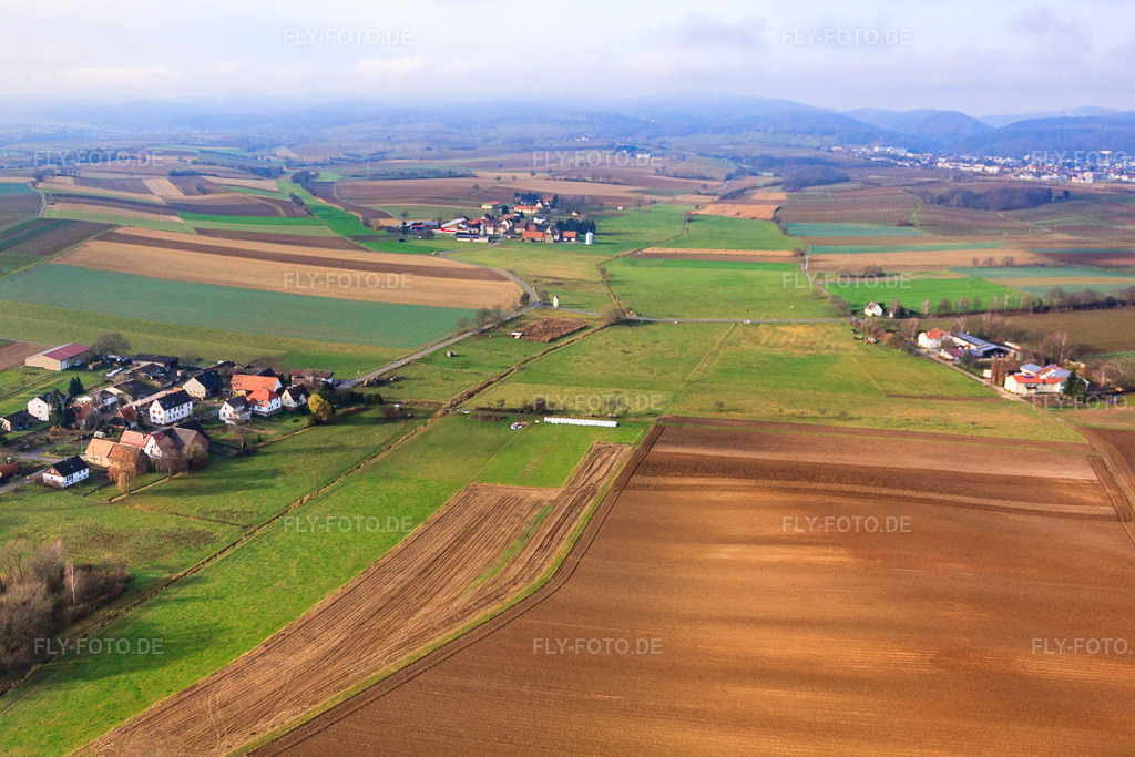 Luftbild: Ortsansicht von Osten im Ortsteil Deutschhof in Kapellen-Drusweiler im Bundesland Rheinland-Pfalz in Deutschland.Foto: IMG_35564.jpg vom 20.11.2010 durch Werner Riehm/FLY-FOTO.deAuflösung des Originals: 4351 x 2901 px