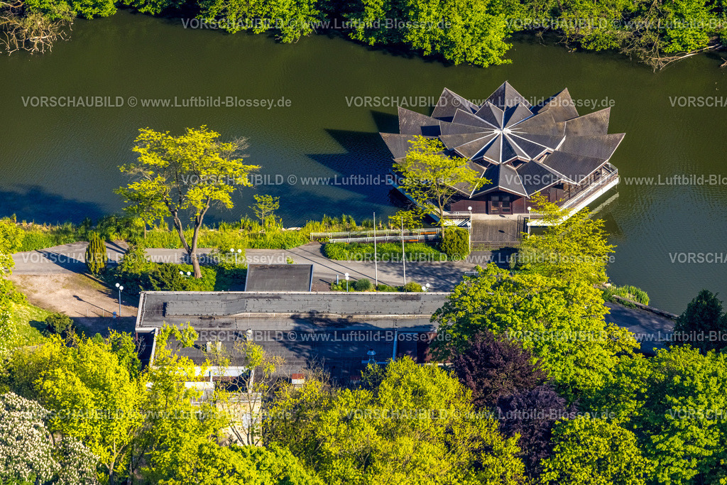 Dortmund250501623 | Luftbild, Seepavillon im Buschmühlenteich im Westfalenpark, Ruhrallee, Dortmund, Ruhrgebiet, Nordrhein-Westfalen, Deutschland