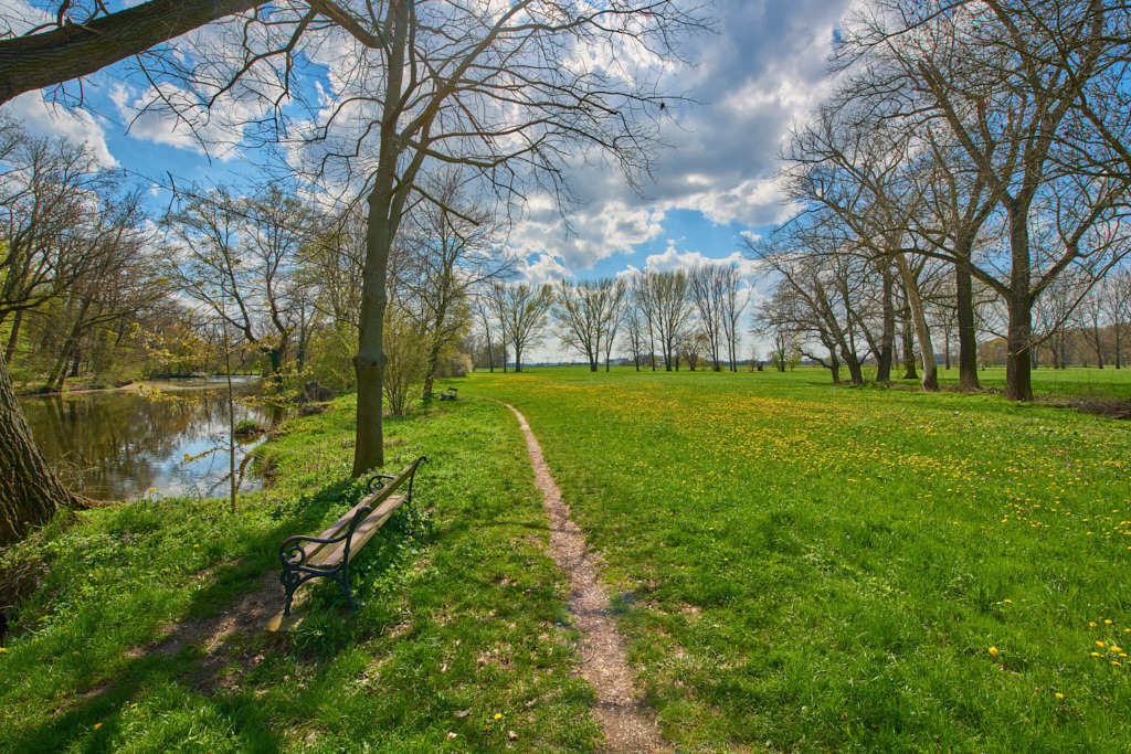 An der Schwennigke unterhalb der Wiprechtsburg Groitzsch | Fotos als Raumschmuck - Realisiert mit Pictrs.com