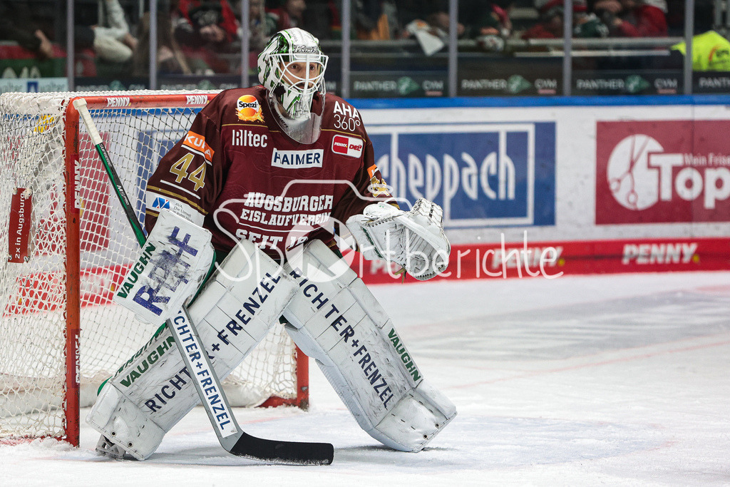 Augsburger Panther - EHC Red Bull München | Dennis ENDRAS (AEV #44) in seinem Tor