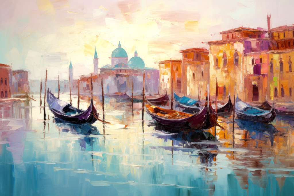 2307227 - Canal Grande | Bestellen Sie unsere digitalen Gemälde als hochwertige Kunstdrucke auf Leinwand, Acrylglas, Dibond oder als Poster.