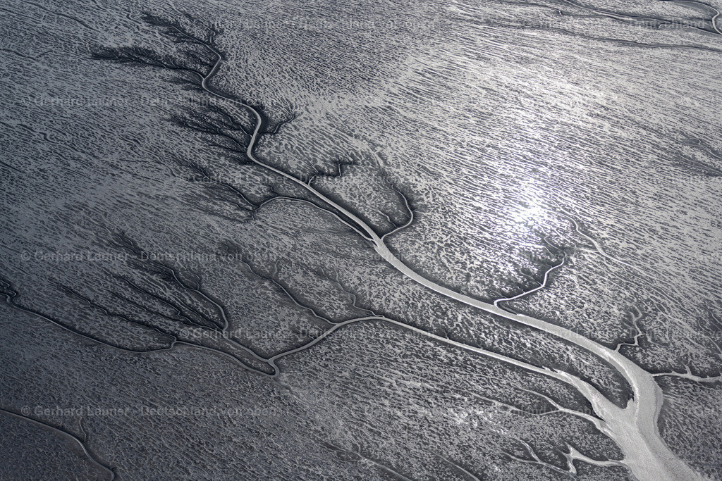 4030561 | Wattstrukturen in der Weser bei Schockumerdeich