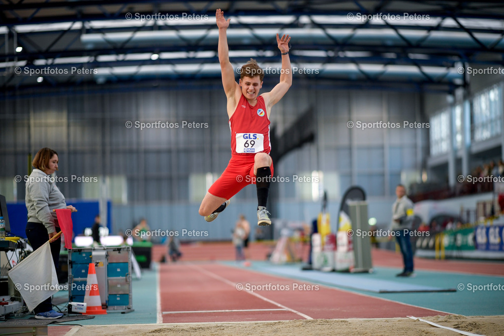 250208_xkaix_DM Mehrkampf_30 | 08.02.2025, xkaix, Leichtathletik 20. Deutsche Meisterschaften, Mehrkampf Halle v.l. Max Schäfer (Kieler TB) - Realisiert mit Pictrs.com