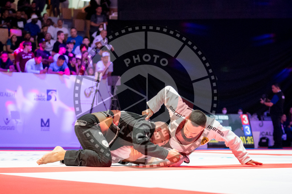 20231107PBB6258 | Fighters compete during the AJP World Master Championship in the Mubadala Arena in Abu Dhabi, Arab United Emirates, on November 7, 2023.