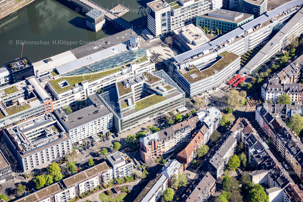 Luftbild  Hammer Str. Neuer Zollhof _ Meerbar  Düsseldorf  439A3488 | Luftbildfotografie Hermann Klöpper/ Creative-Airphotography - Realisiert mit Pictrs.com