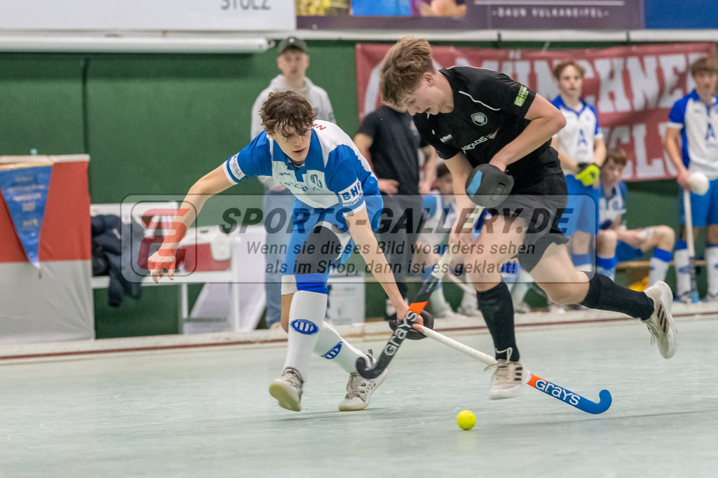 SFE_20230304_0070 | Deutsche Meisterschaft Männliche U16 Halle 2023 am 04.03.2023 in Köln (KTHC Stadion Rot-Weiss Köln Tennis and Hockey Club), Photo: Stephan Fehrmann 2022 (Sports-Gallery)
