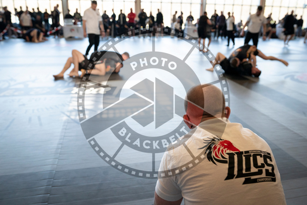 20240309PBB6305 | Fighters compete during the International Luta Livre (ILLCS) Spring Championship in Hannover, Germany, on March 9, 2024.