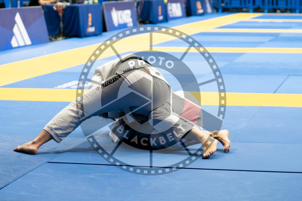 20240124PBB05230 | Fighters compete during the second day of the IBJJF European Championship in Paris, France, on January 24, 2024.