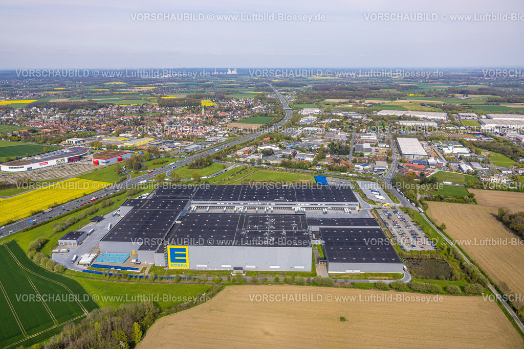 Hamm230404973 | Luftbild, Edeka Logistik, Stadtbezirk Rhynern, Hamm, Ruhrgebiet, Nordrhein-Westfalen, Deutschland