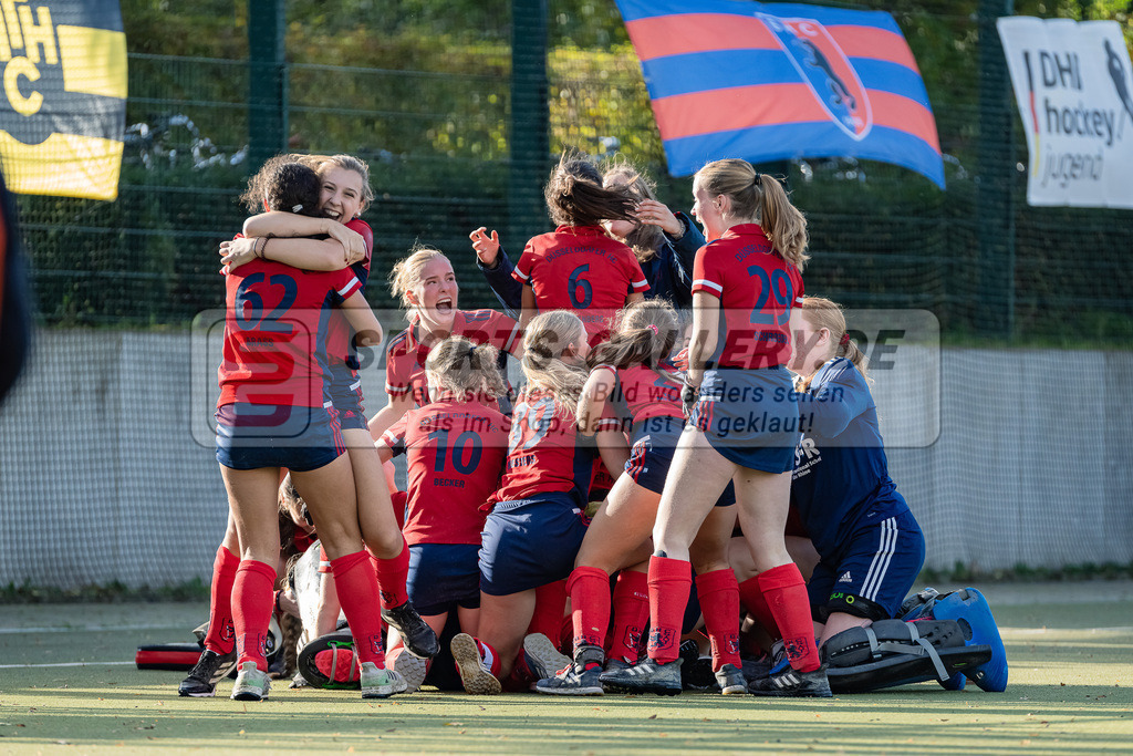 HK_20231021_105827 | Deutsche Meisterschaft WU16 Düsseldorfer HC - Harvestehuder THC am 21.10.2023 DHC, Düsseldorf ,