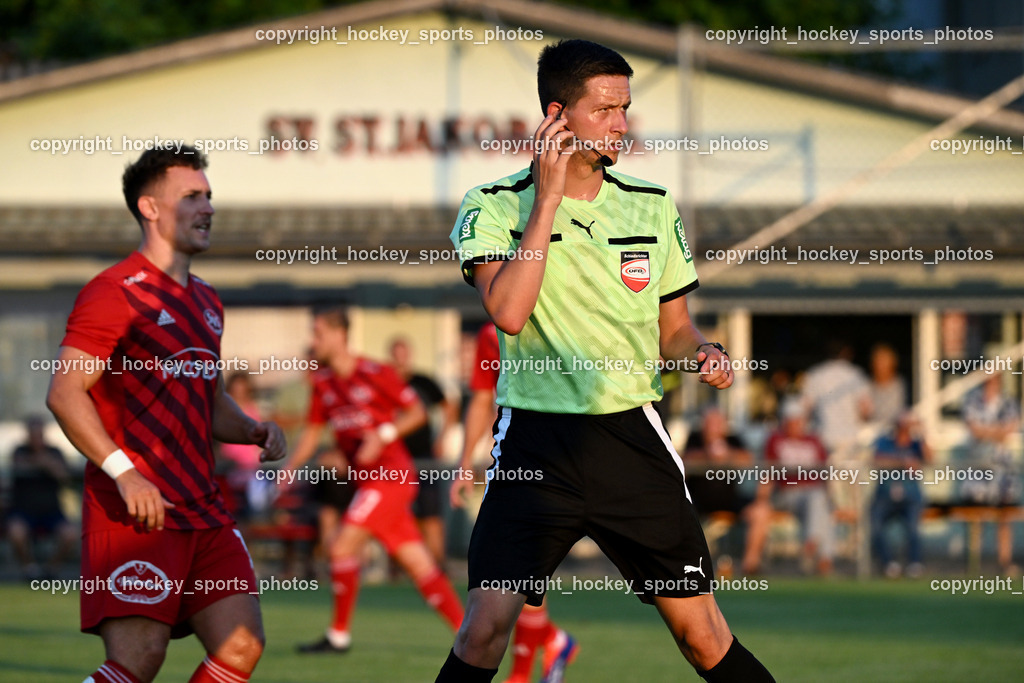SV St.Jakob vs. SAK | Edis Skalic Referee, SV St.Jakob vs. SAK, SV St.Jakob vs. SAK am 23.08.2024 in St. Jakob im Rosenthal (Sportplatz St. Jakob), Austria, (Photo by Bernd Stefan)