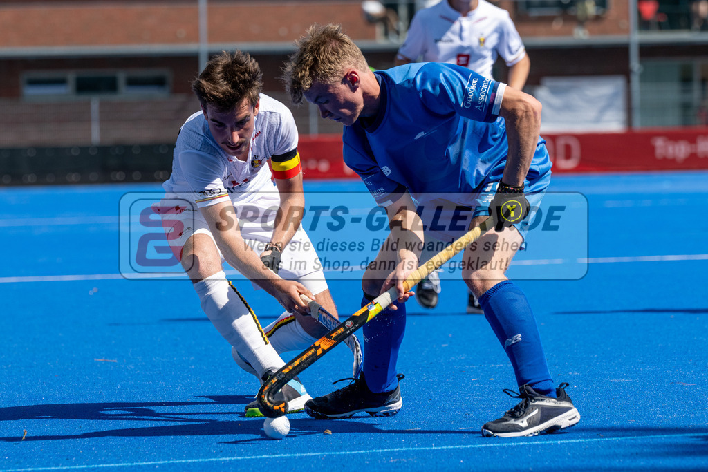 SFE_20230708_0069 | EuroHockey EM U18 Boys Belgium vs Scotland am 08.07.2023 in Krefeld (Gerd-Wellen-Hockeyanlage), Photo: Stephan Fehrmann 2023 (Sports-Gallery)