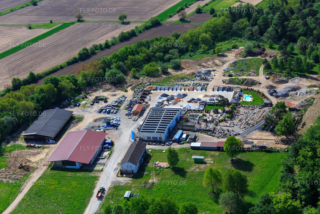 Luftbild: Palatinum Landschafts u. Gartendesign in Hagenbach im Bundesland Rheinland-Pfalz in Deutschland. Foto: IMG_078400.jpg vom 08.05.2015 durch Werner Riehm/FLY-FOTO.dePalatinum