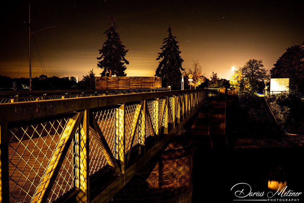 Der Winterhafen in Mainz | Langzeitbelichtung im Winterhafen in Mainz