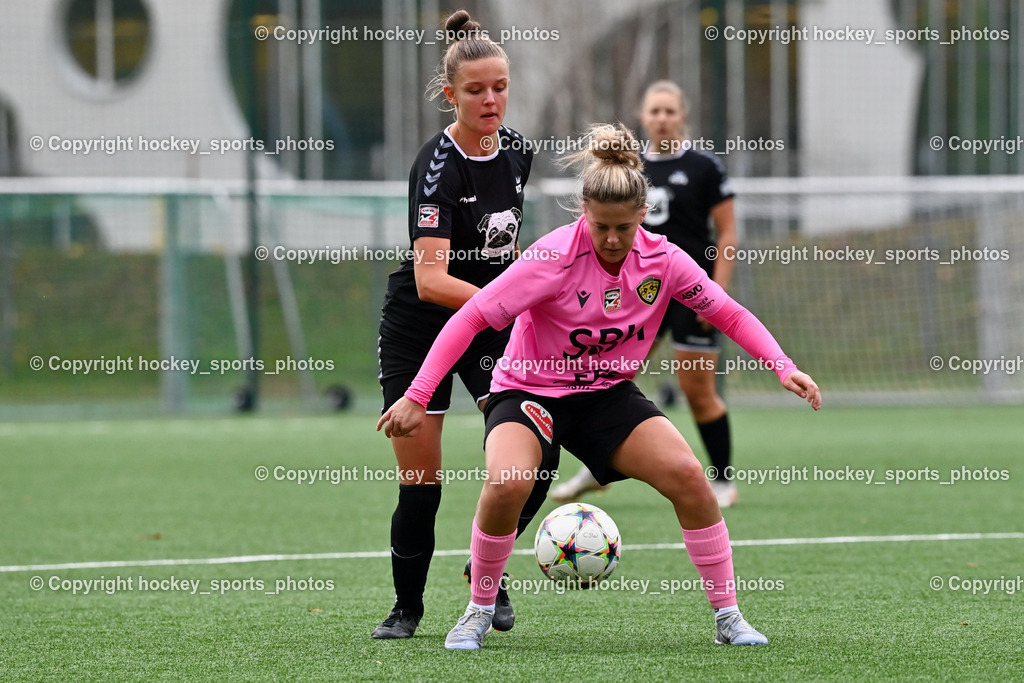 Liwodruck Carinthians Hornets vs. FC Pingau Saalfelden Frauen 29.10.2023  | #9 Sophie Lappe, #17 Vanessa Kraker
