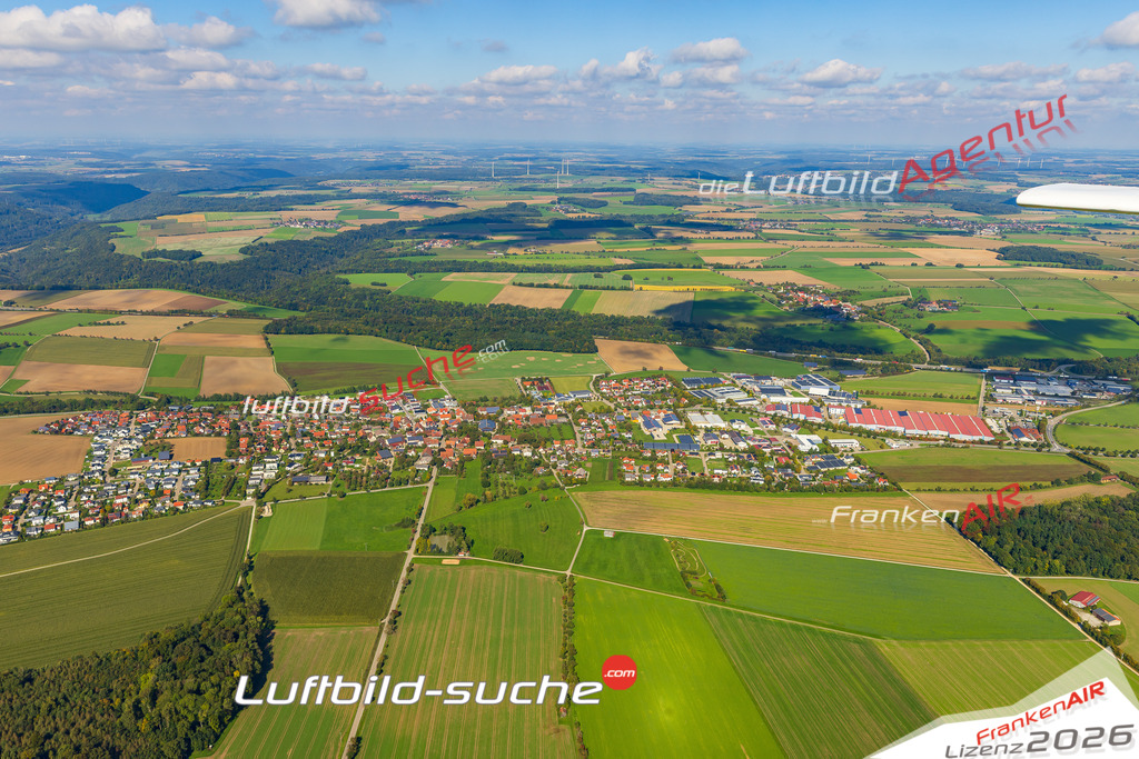 Luftaufnahme von Wolpertshausen Vs Google Maps- Die Luftaufnahme wurde 2025 vom UL-Flugzeug heraus erstellt ( keine Drohne ) - Hochauflösende Luftaufnahme - für professionelle Ausdrucke geeignet. Die Geschenkidee !Mit Lizenz und Bildrechte bestellbar