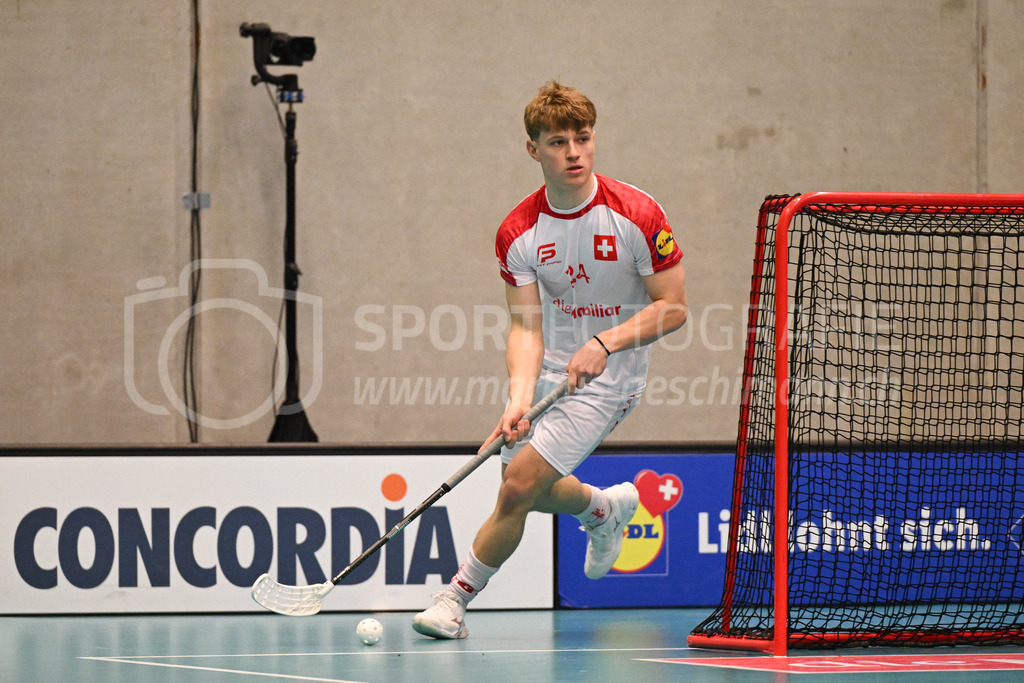 Switzerland B U19 vs Switzerland U19 - 4. February 2024 | Switzerland B U19 vs Switzerland U19
U19 Men International Matches in Switzerland
GoEasy Arena, Siggenthal Station
Switzerland forward #14 Tizian Niklés.
Credit: Markus Aeschimann | <a href="https://www.markus-aeschimann.ch">Sportfotografie Markus Aeschimann</a> | <a href="https://www.instagram.com/sportfotografie.aeschimann">@sportfotografie.aeschimann</a> - Realisiert mit Pictrs.com