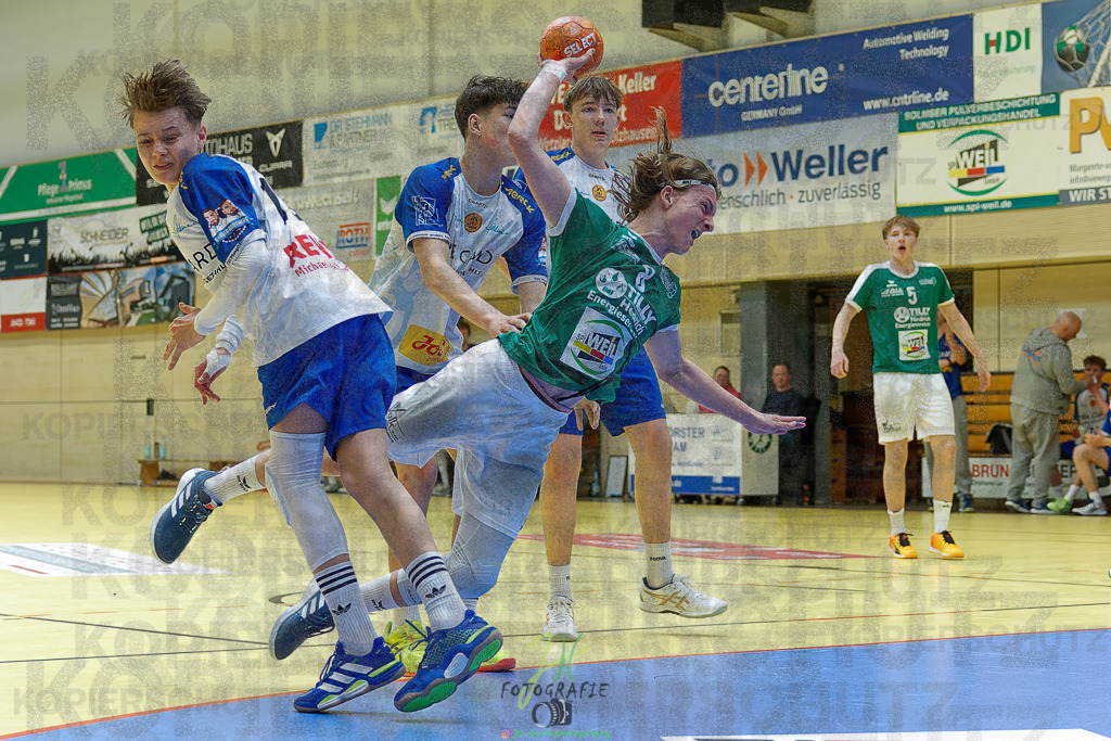mJC-Regionalliga, Halbfinale Hessenmeisterschaft; HSG Dutenhofen/Münchholzhausen - TSV Pfungstadt | mJC-Regionalliga, Halbfinale Hessenmeisterschaft; HSG Dutenhofen/Münchholzhausen - TSV Pfungstadt am 15.03.2025 in Münchholzhausen (Sporthalle Münchholzhausen)Photo © 2025 - Jörg Heinrich - Realisiert mit Pictrs.com