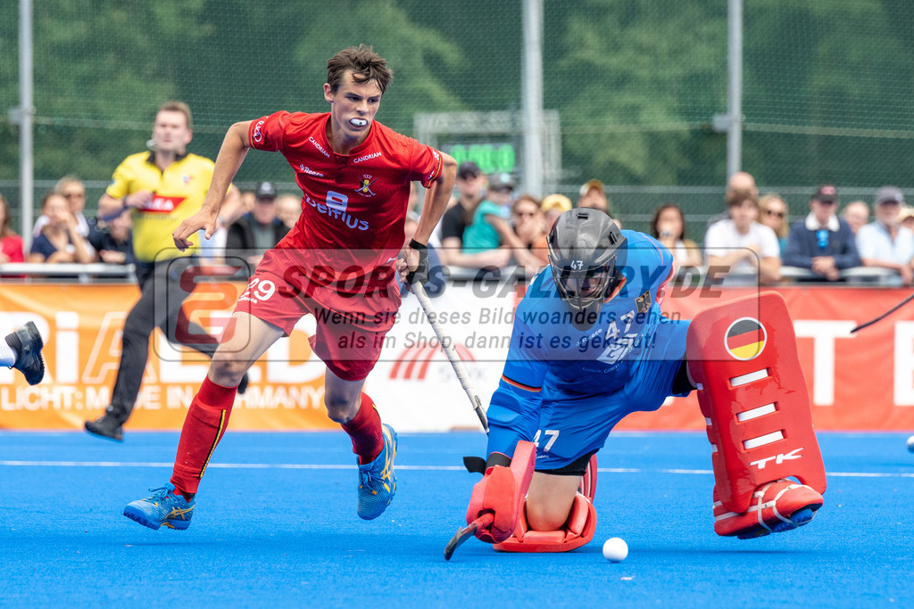 SFE_20230716_0331 | EuroHockey EM U18 Boys Final Belgium vs Germany am 16.07.2023 in Krefeld (Gerd-Wellen-Hockeyanlage), Photo: Stephan Fehrmann 2023 (Sports-Gallery)