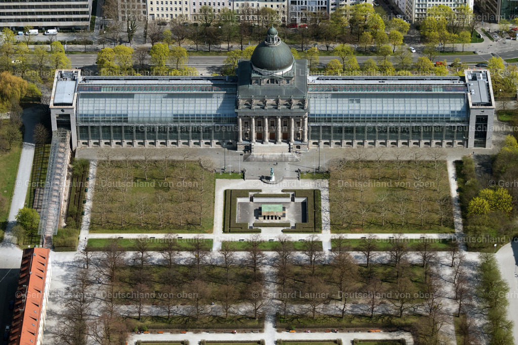 4021917 | Hofgarten und Bayerische Staatskanzlei, München im Bundesland Bayern