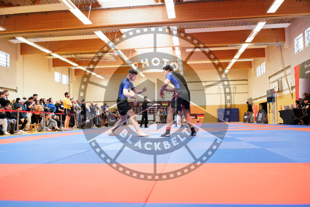 20240203PBB07985 | Fighters compete during the Brazilian Jiu-Jitsu Championship of the AJP Tour in Maintal by Frankfurt am Main, Germany, on February 2, 2024.