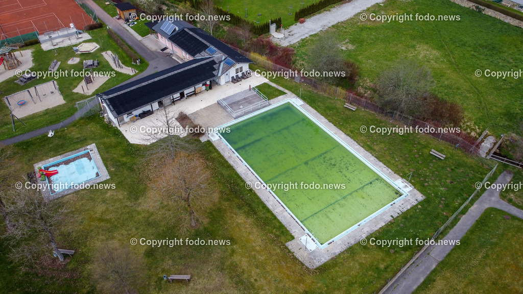 Vorderweissenbach Freibad_ 27.04.2023-8 | 27.04.2023, Vorderweissenbach, AUT, Freibad, im Bild Freibad Vorderweissenbach, geschlossen, Drohne