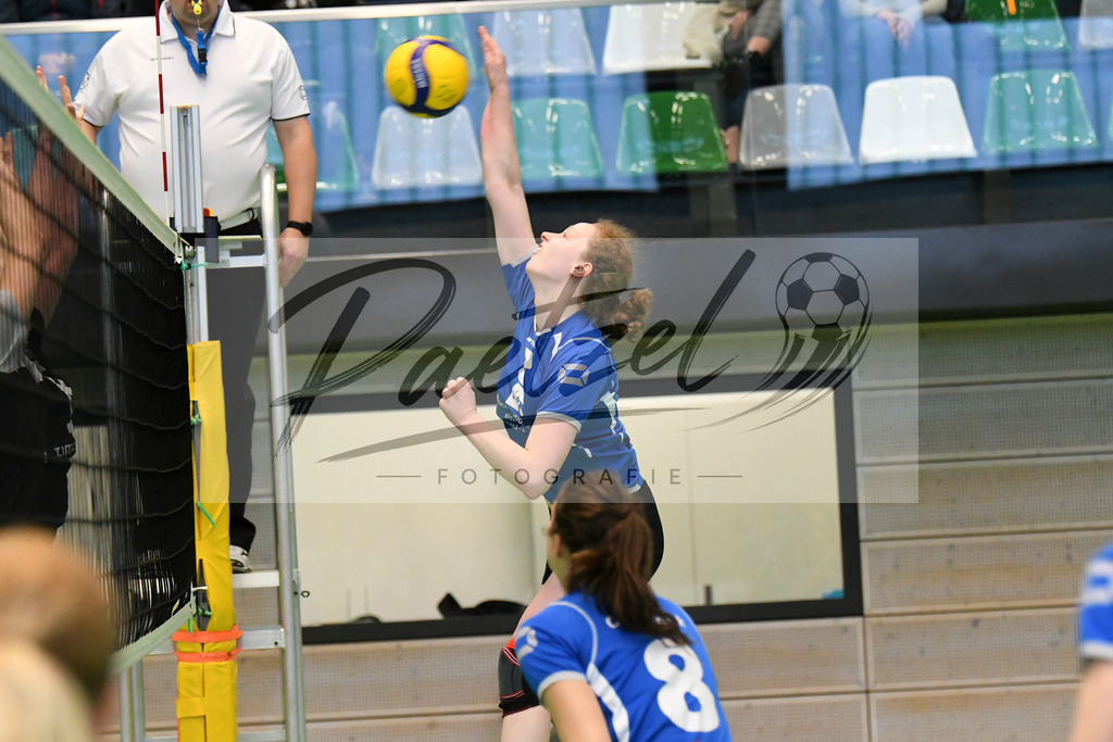 20200202_VCOOTB_0127 | Volleyball, Frauen:   waehrend des Spiels der Regionalliga NordWest zwischen VC Osnabrueck und Oldenburger TB in der Schlosswall-Halle am 02.02.2020 in Osnabrueck, Deutschland. - Realisiert mit Pictrs.com
