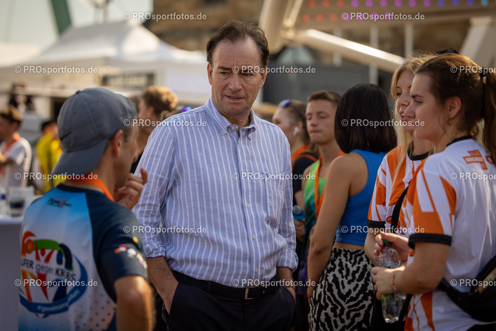 OBI ASV Koelner Brueckenlauf; Koeln, 10.09.23 | Impressionen vom OBI ASV Koelner Brueckenlauf am 10.09.23 am Olympiamuseum in Koeln (Deutschland). Foto: BEAUTIFUL SPORTS/Axel Kohring