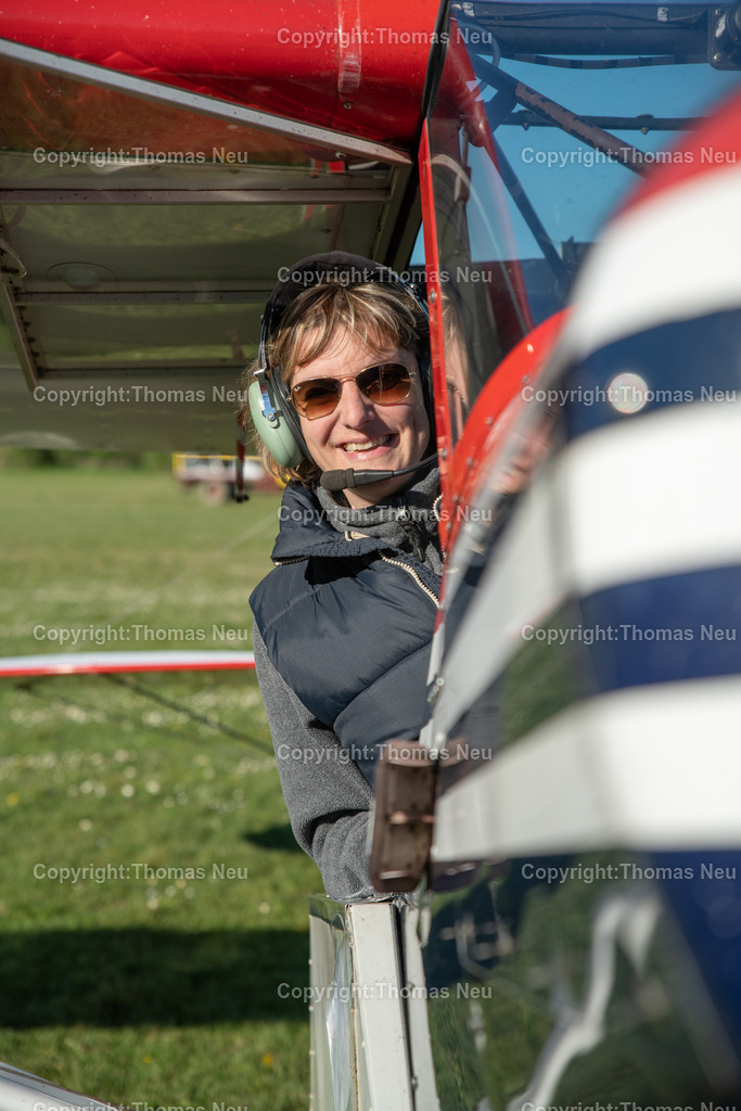 DSC_6006 | smb,Stadtmagazin , Segelfluggruppe, Pilotin Kerstin Weber, hier im Schlepperflugzeug Aviat Husky, ,, Bild: Thomas Neu