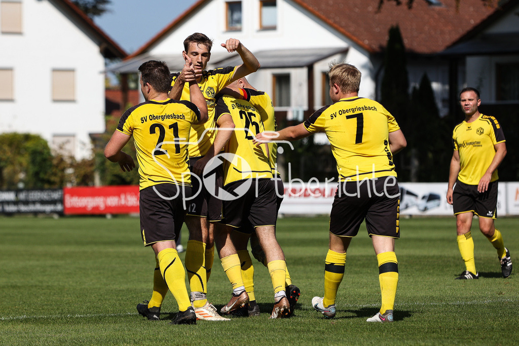 BC Aichach II - SV Obergriesbach | Jubel nach 0-1