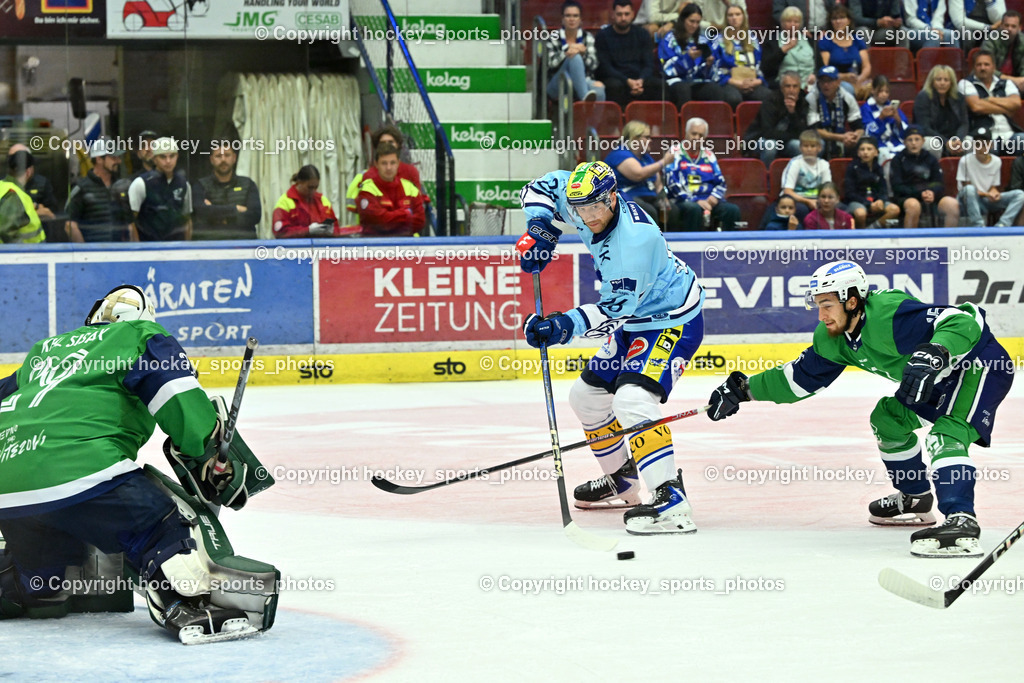 EC iDM Wärmepumpen VSV vs. KHL Sisak | #26 Guus van Nes EC VSV, EC iDM Wärmepumpen VSV vs. KHL Sisak, EC iDM Wärmepumpen VSV vs. KHL Sisak am 02.09.2025 in Villach (Stadthalle Villach), Austria, (Photo by Bernd Stefan)