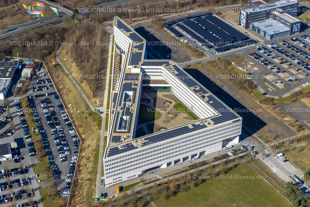 Dortmund250300729 | Luftbild, Technologiepark Gewerbegebiet Phoenix West, Materna Information & Communications SE Firmensitz, Hörde, Dortmund, Ruhrgebiet, Nordrhein-Westfalen, Deutschland