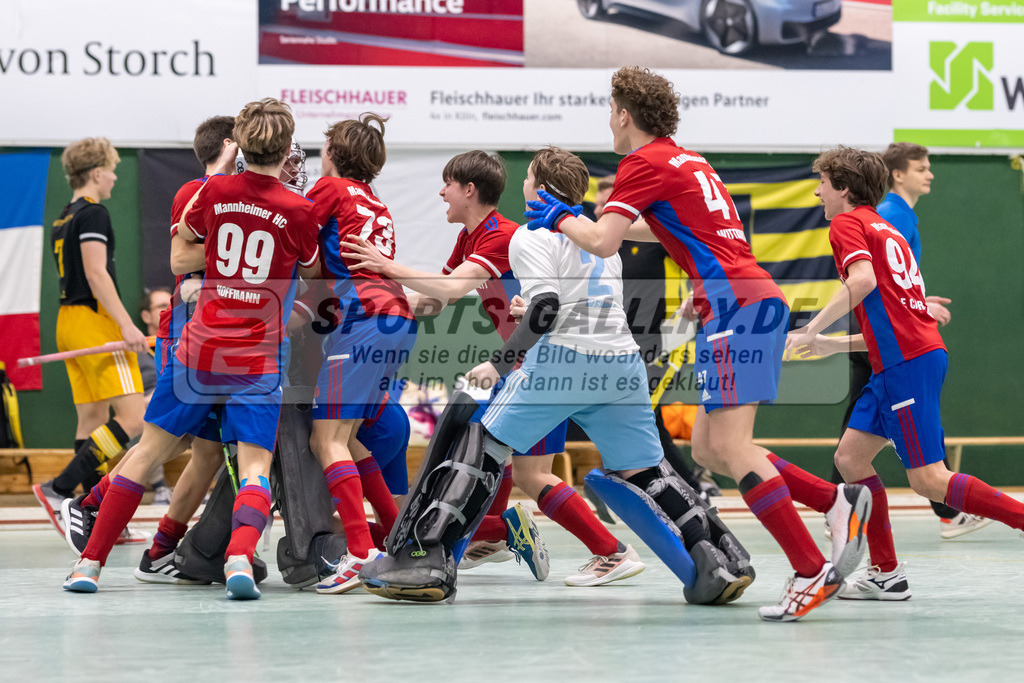 SFE_20230305_0073 | Deutsche Meisterschaft Männliche U16 Halle 2023 am 05.03.2023 in Köln (KTHC Stadion Rot-Weiss Köln Tennis and Hockey Club), Photo: Stephan Fehrmann 2022 (Sports-Gallery)