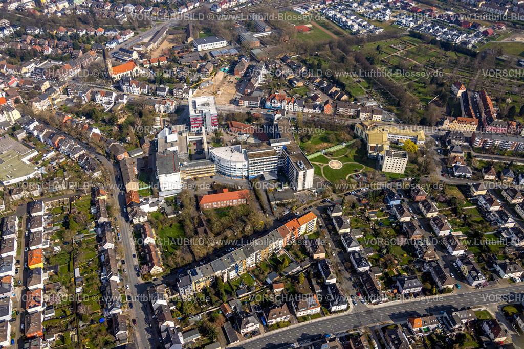 Hamm240306518 | Luftbild, Seniorencampus Baustelle mit Neubau an der Werler Straße gegenüber EVK evang. Krankenhaus, Mitte, Hamm, Ruhrgebiet, Nordrhein-Westfalen, Deutschland