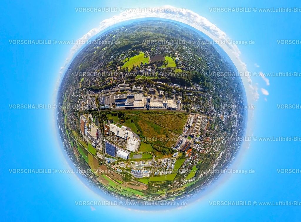 Witten241090006ArdexAnnen | Luftbild, Ardex Chemie Gewerbegebiet, Friedrich-Ebert-Straße und Freifläche, unten das Einrichtungshaus Ostermann Möbelhaus, rechts der Industrie und Technologie Park Gewerbegebiet Annen, Rüdinghausen, Witten, Ruhrgebiet, Nordrhein-Westfalen, Deutschland