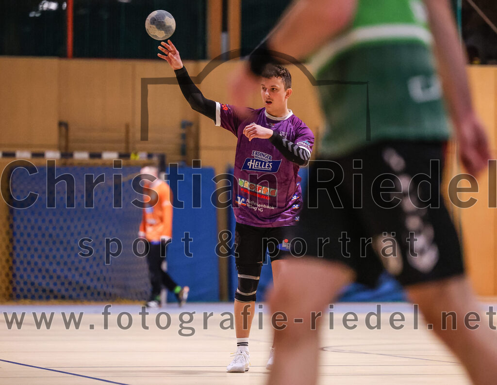2025-03-15_059_SpVgg_Altenerding_gegen_TSV_Schleissheim | Erding, Deutschland, 15.03.2025:Handball, Bezirksoberliga Männer 2024 / 2025, 18. Spieltag, SpVgg Altenerding gegen TSV Schleißheim, Endergebnis: 32:27Foto: Christian Riedel / fotografie-riedel.net