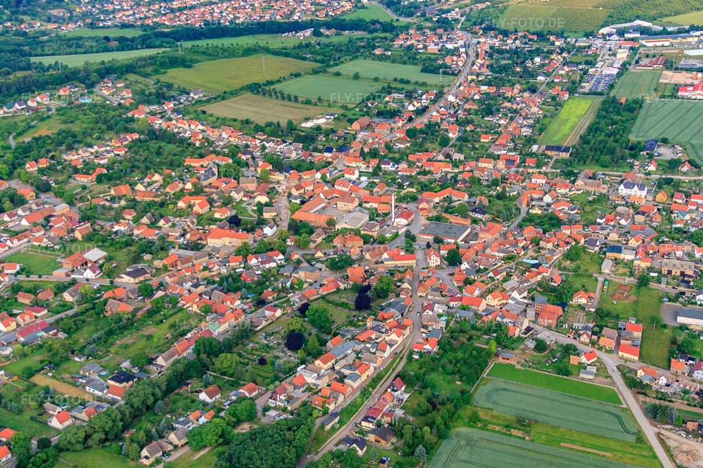 Luftbild: Schäferplatz im Ortsteil Rieder in Ballenstedt im Bundesland Sachsen-Anhalt in Deutschland. Foto: IMG_58097.jpg vom 28.06.2013 durch Werner Riehm/FLY-FOTO.de