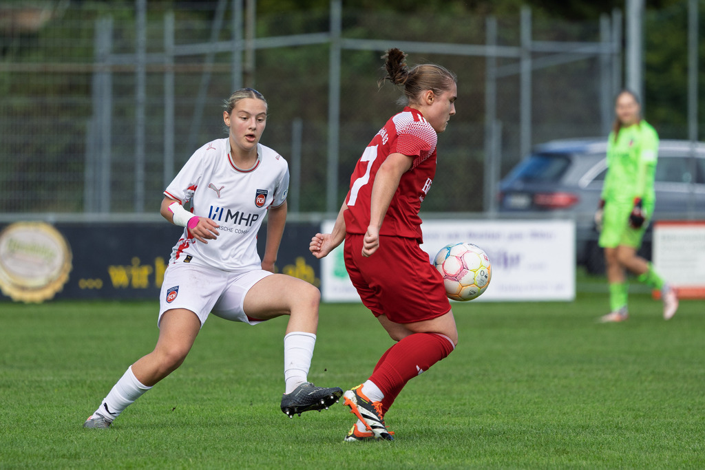 HÄRFCH_250914_7902 | FC Härtsfeld 03 vs. 1.FC Heidenheim 1846 II, Fußball, Frauen, Bezirksliga, 2025/2026, 1. Spieltag, 14.09.2025 in Dischingen(Foto: Michael Bulling) - Realisiert mit Pictrs.com