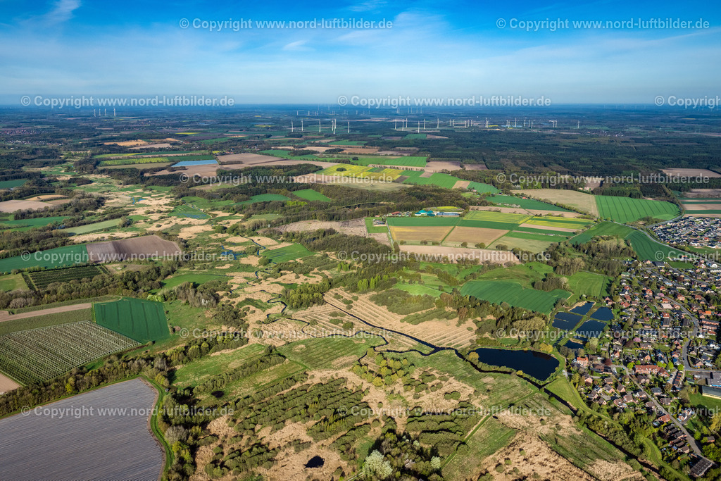 Horneburg_Auetal_ELS_4818010523 | BLIEDERSDORF 01.05.2023 Uferbereiche am Flußverlauf " Aue " in Bliedersdorf im Bundesland Niedersachsen, Deutschland. // Riparian zones on the course of the river " Aue " in Bliedersdorf in the state Lower Saxony, Germany. Foto: Martin Elsen